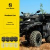 YHTAUTO 2 inch Front and Rear UTV Lift Kit Compatible