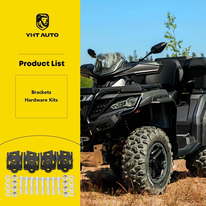 YHTAUTO 2 inch Front and Rear UTV Lift Kit Compatible