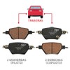 Kit Balatas Disco Traseras Ceramica Para BYD Dolphin Mini 2024-2025