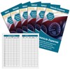 Motiskyy 6 Pcs Vehicle Mileage Log Book for Car Auto
