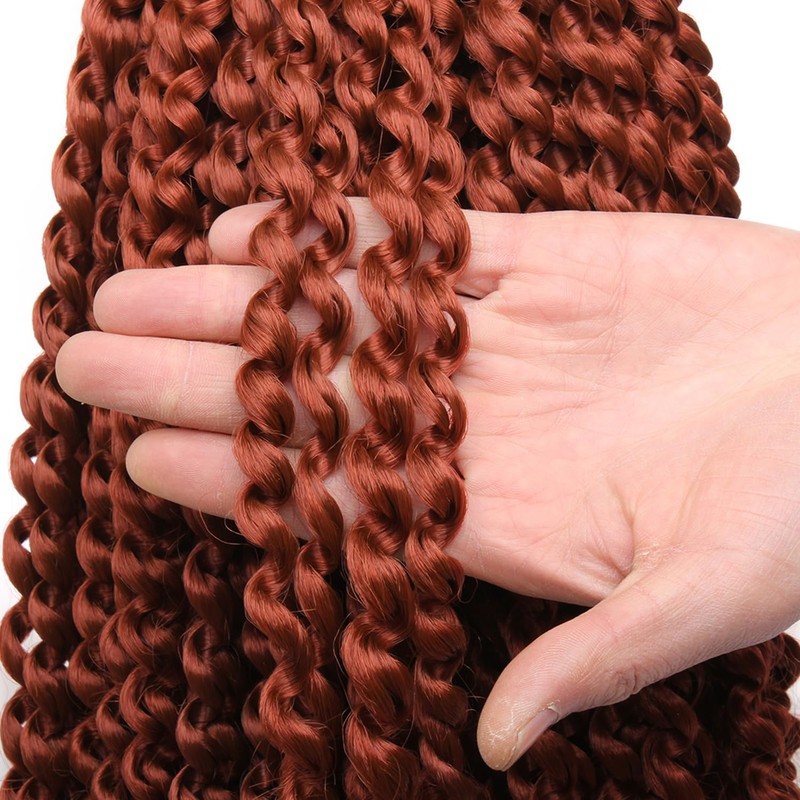 Mscat 7 Packs Passion Twist Hair 24 Inch Water Wave