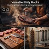 QWORK 2PCS Meat Hooks for Butchering, 304 Stainless Steel T