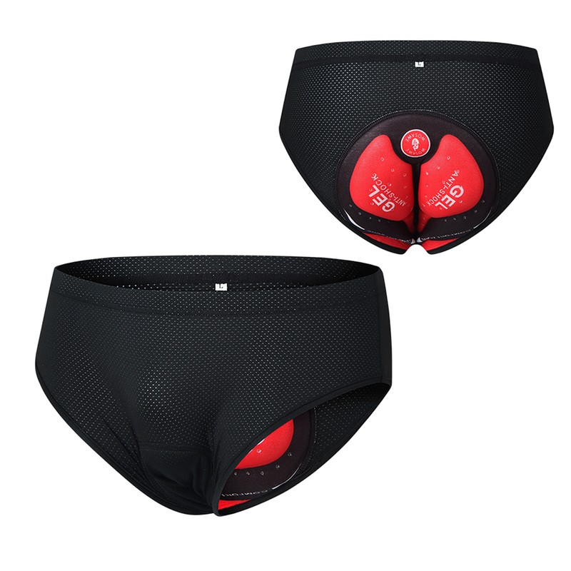 Men Bike Underwear Breathable Padded Bicycle Briefs Cycle Underwear Shorts