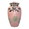 Human Funeral Cremation Urn, Large Size Pink Human Ash Urn