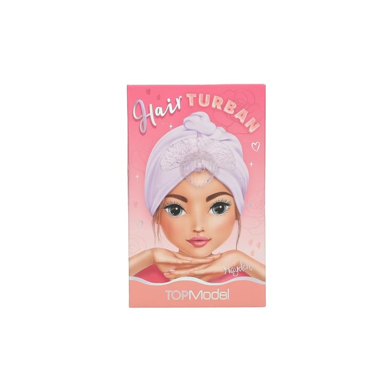 Depesche 13549 TOPModel Beauty and Me Hair Turban in Purple