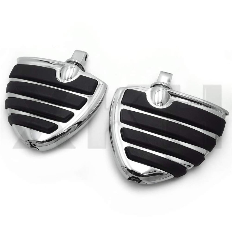 SMT- Chrome Billet Aluminum Wing Mini Floorboard Compatible With Victory
