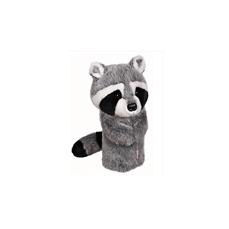 Daphne's Novely Headcover - Raccoon, grey, white, black