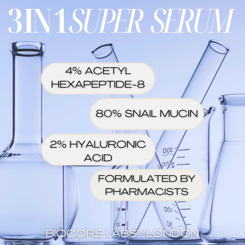 Advanced 3 IN 1 SNAIL MUCIN SUPER SERUM infused with
