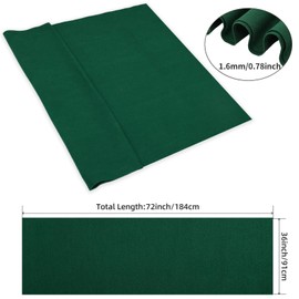 Acrylic Felt Fabric 72" X 36" Felt by The Yard，Wide 1.6mm Thick Acrylic Felt - Soft and Felt Sheets for DIY Arts & Crafts，Cushion, and Padding, DIY Arts & Crafts