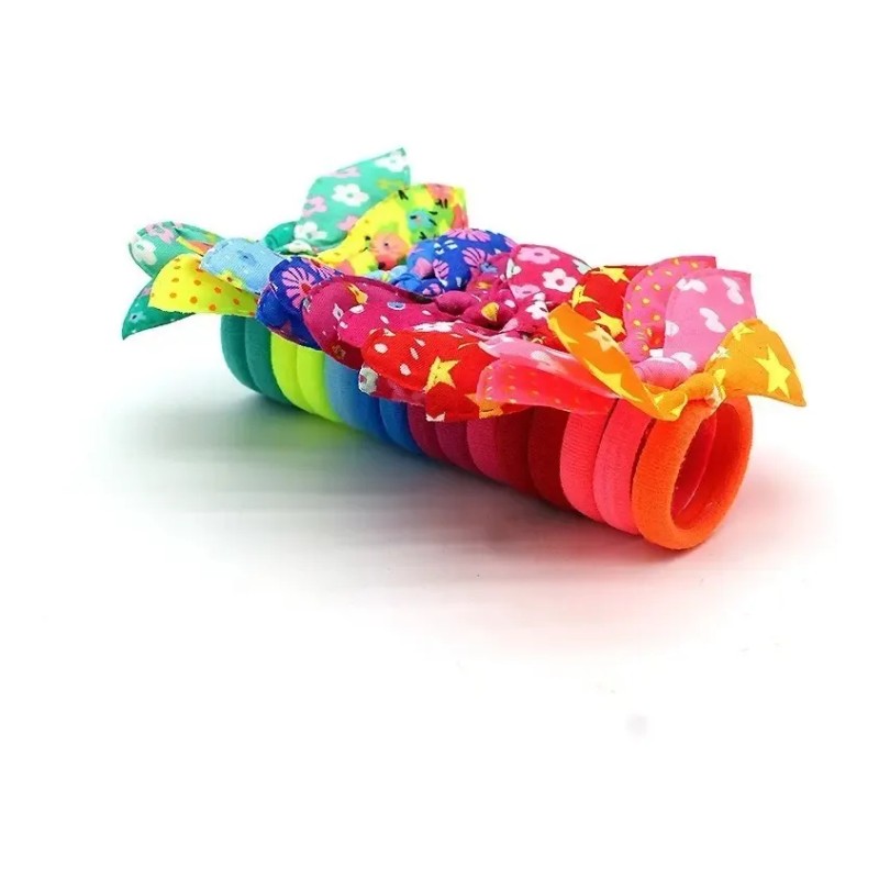 Mini Liga Dona Para Peinar El Cabello Decorativo Niña 100pzs
