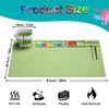 Silicone Craft Mat, 20"x16" Silicone Painting Mat with Cup, Nonstick