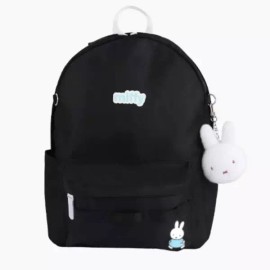 hWdm1ibu7QTvACTV25 miffy 초등 학생 책가방 백팩 신학기 선물 토끼 캐릭터 가방 블랙 검정색 Miffy Elementary School Student Backpack Black Rabbit Character Bag New Semester Gift