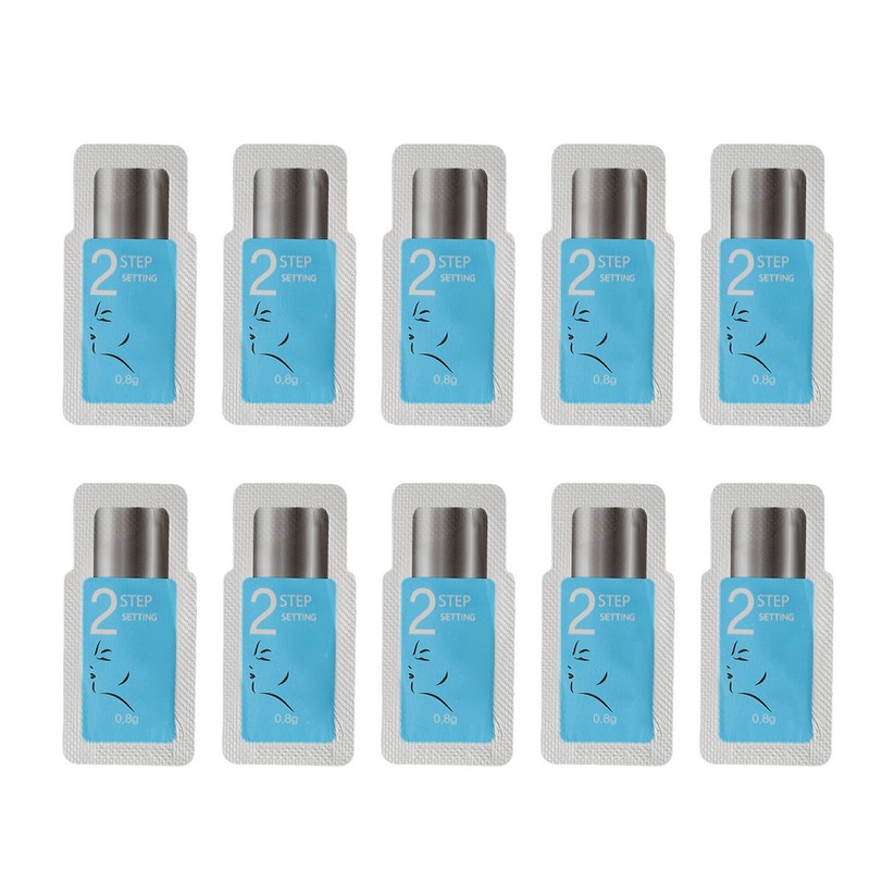 10pcs Lash Perming Fixation Agent Semi Permanent Skin Friendly Eyelash