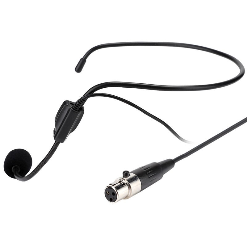 Mini XLR 3 Pins TA3F Plug Professional Wireless Head Wear