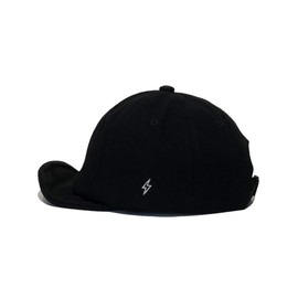 Croogo - Gorra de béisbol de ala corta bordada, con tirantes, de perfil bajo, diseño de hip hop, plano, sombrero de camionero, color negro, Negro -, One Size