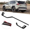 2pcs Carbon Fiber Style Central Control Side Air Vent Trim
