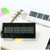 Ciieeo School Examination Countdown Timer Black Wall Clock for Students