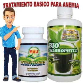 Medicina Alternativa USA (Mauvida) ANEMIA TRATAMIENTO BÁSICO - Liquid Chlorophyll