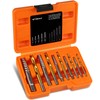 14Pcs Screw Extractor and Left Hand Drill Bits Set, Easy