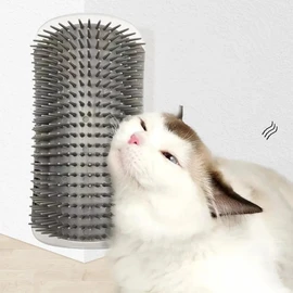 PawComfort Massage Pet Cat – Durable Space-Saving Construction, Indoor Pet Grooming & Hygiene