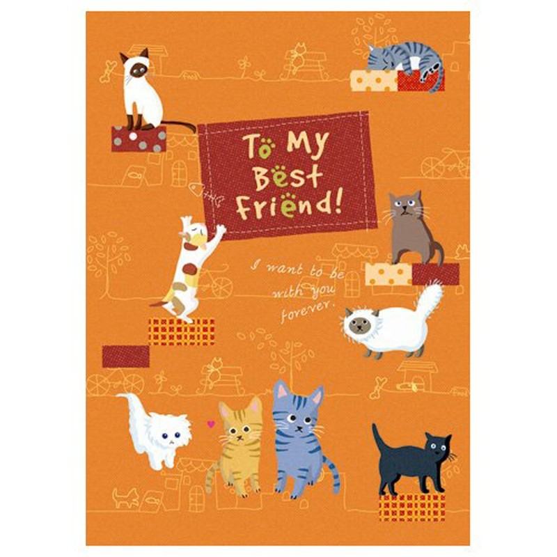 ナカバヤシ ポケットアルバム5冊組 キャット&ドッグ レッド 5PL-270-30-R