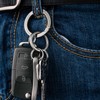 TISUR Men's Titanium Carabiner for Keycase Keychain with Key Ring