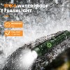 Small Tactical Flashlights 20000 High Lumens - 1500 Meters Long