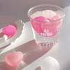 Reusable Ice Cubes, 15 Pack Colorful Heart Shaped Ice Cubes
