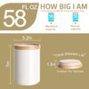 SWEEJAR Kitchen Canisters 58 FL OZ Ceramic Food Storage Jar,