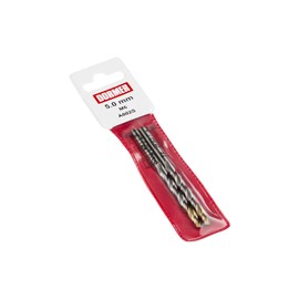 Dormer A002S HSS High Speed Steel Jobber Drill Bit with 118 Degree Tin Tipped Split Point, 2Pcs Pouch Pack