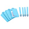 sourcing map Luggage Tag PU Holders, 12x7cm Baggage Label Identifier