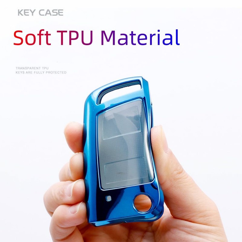 MEDZUK 7 Colours Key Case, Compatible with VW Taigo 2021-2024