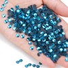 3000 Pieces Hot Fix Glass Flatback Rhinestones HotFix Round Crystal