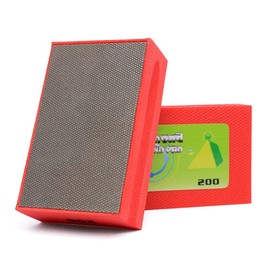 Diamond Hand Polishing Pads 200 Girt for Granite Marble Concrete Stone Sanding and Polishing by Z-LEAP