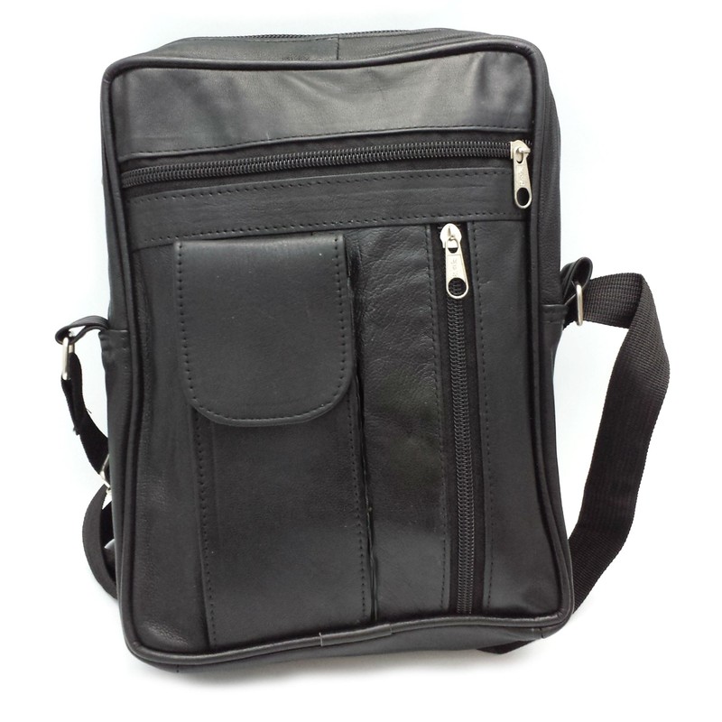 ODS:UK® Mens/Ladies Real Leather Travel Shoulder Man Bag Cross Body