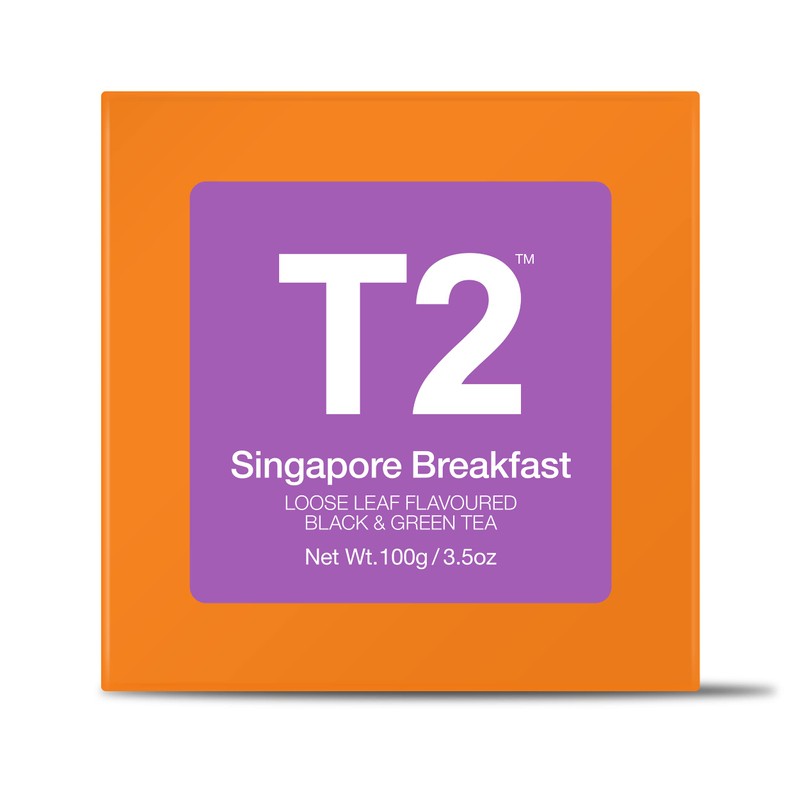 T2 Tea Singapore Breakfast Loose Leaf Black Tea In Gift