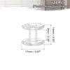 sourcing map 24Pcs Pleated Shade Hold Downs, Blind Tensioner Window