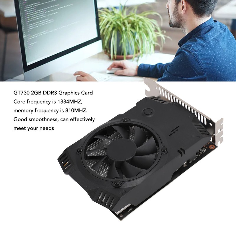 GT730 2GB DDR3 128bit Gaming Graphics Card 2560x1600 Resolution PCI