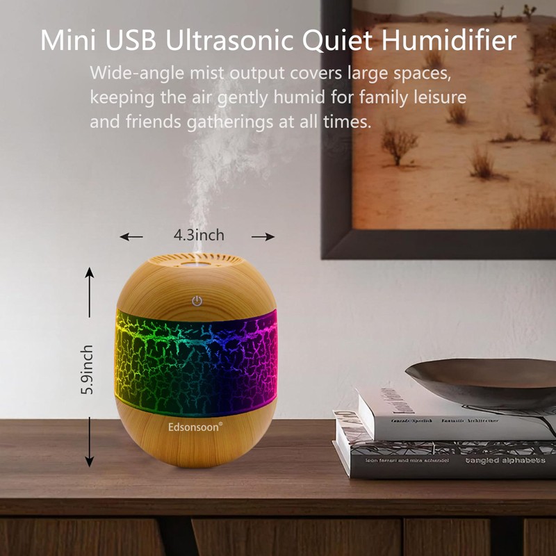 Essential Oil Diffuser for Home, Ultrasonic Aroma Diffuser with Volcano