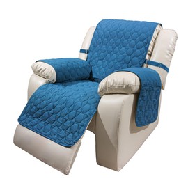 RBSC Home Recliner Chair Covers 30 Inches Peacock Blue Waterproof Recliner Slipcover for Dogs Washable (PeacockBlue, 30")
