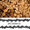 Opuladuo 2 x Saw Chains 20 cm 3/8 Inch 1.1