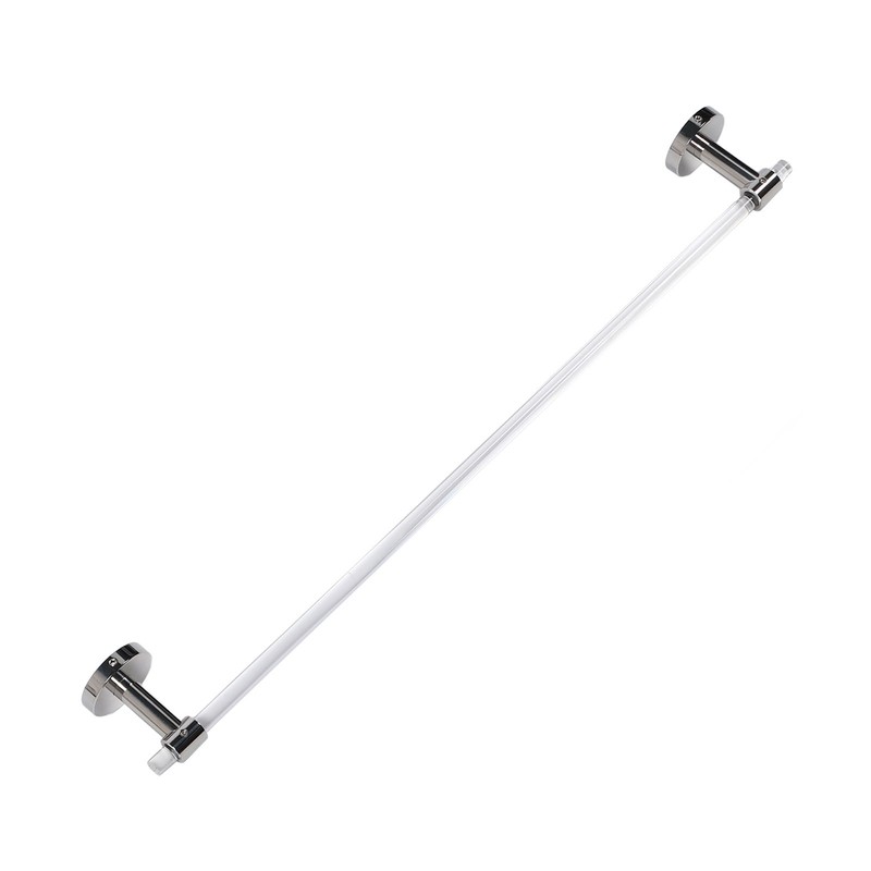 Towel Holder Rod Minimalist Light Luxury Acrylic Wall Mounted Towel