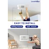 10"x6" Air Vent Cover Ceiling Register,LouanXpert Wall Vent Three-Way Plastic