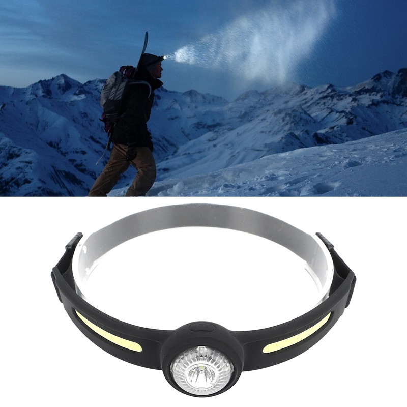 Outdoor LED Headlamp USB Charging 270 Degree COB Floodlight IPX4