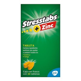 600 Multivitaminico con Zinc y Vitamina C, Frasco con 30 tabletas