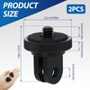 2 Pcs 1/4"-20 Camera Tripod Conversion Adapter, Aluminum Camera Tripod