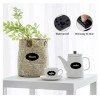 Unbranded Vinyl Reusable Chalkboard Labels for Pantry & Kitchen w/