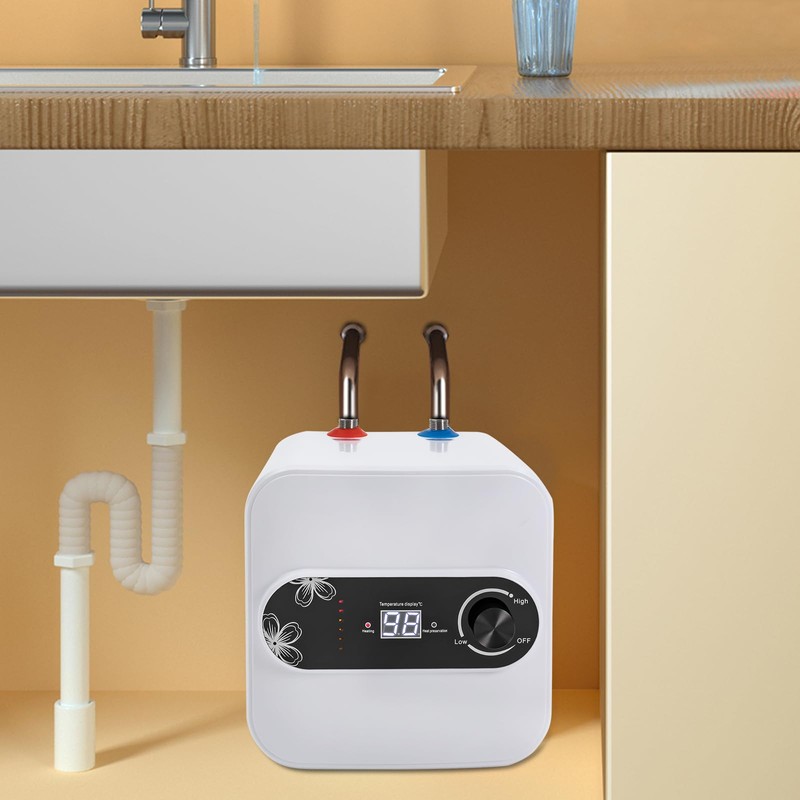 Electric Mini-Tank Water Heater 2.1 Gallons, 110V Instant Hot Water