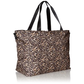 Baggallini womens Extra-large Extra Large Carryall Tote, Wild Cheetah, Brown US