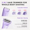 KRADAA Bikini Trimmer for Women Pubic Hair: Painless Eletctric Razors
